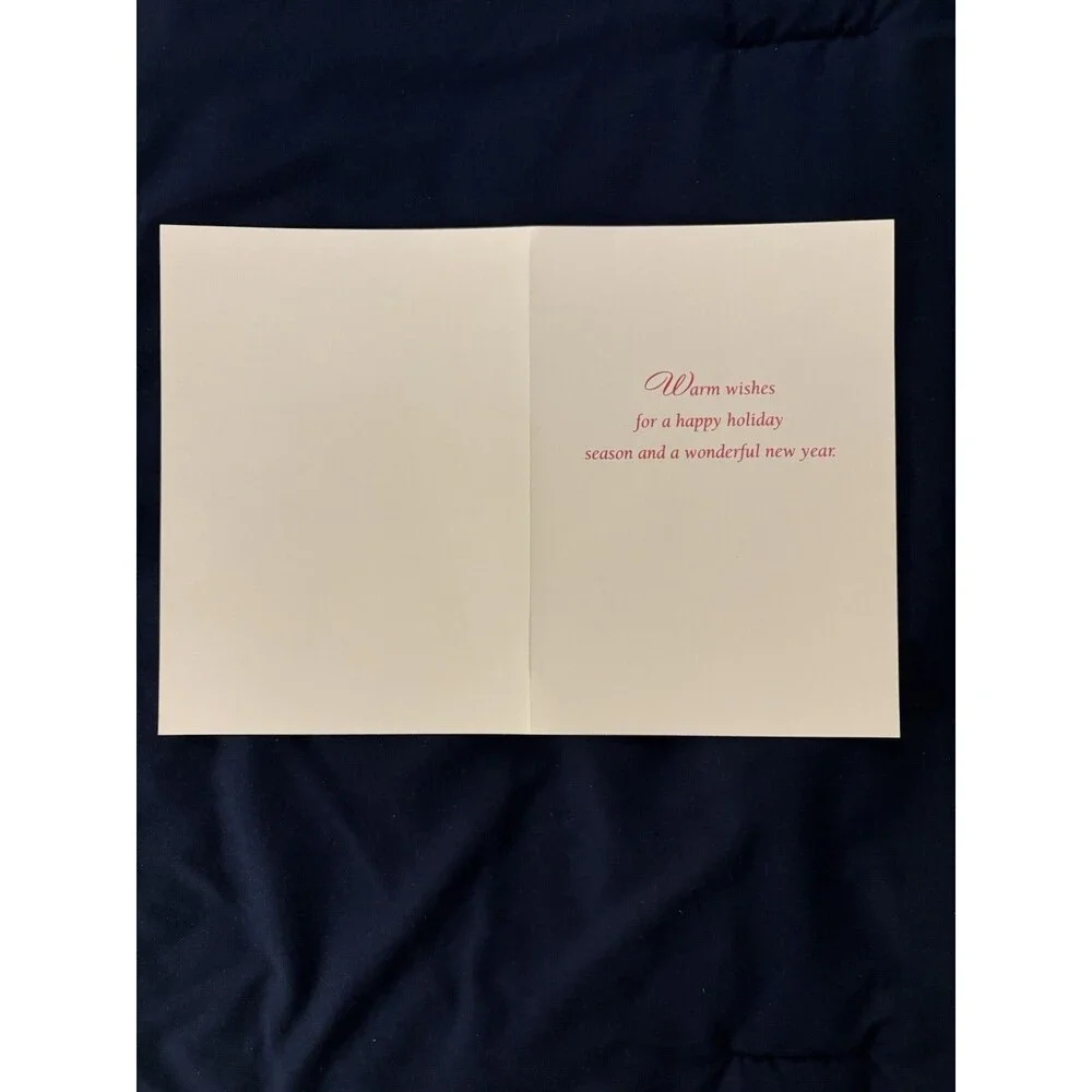 Seasons Greetings Card with White Envelope | Dog design | By Amnesty Intl